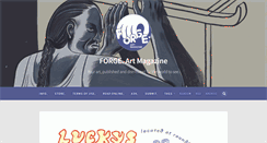 Desktop Screenshot of forgeartmag.com